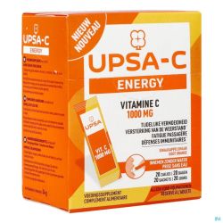 Upsa C Energy 1000mg 20 Sachets