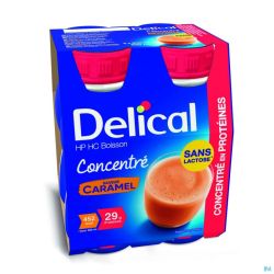 Delical CONCENTRE Caramel (4x200ml)