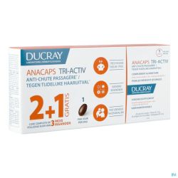 Ducray Anacaps Tri-activ Caps 3x30 2+1 Gratuit