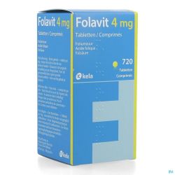 Folavit 4mg Comprimés 720 X 4mg