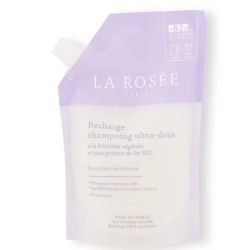 La Rosée Shampoing Ultra Doux à la Kératine et aux Graines de Lin Recharge 400ml