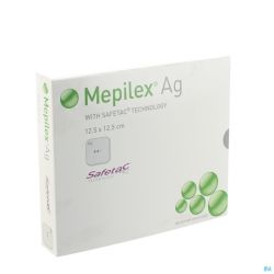 Mepilex Ag 12,5x12,5cm 287121 5 Pièce