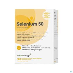 Natural Energy - Selenium 50 Gélules 180