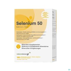 Natural Energy - Selenium 50 Gélules 180