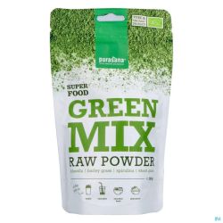 Purasana Vegan Melange Poudre Verte 200g Be-bio-02
