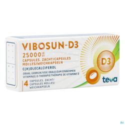 Vibosun-d3 25000ui 4 Capsules Molles