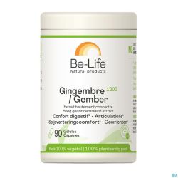Gingembre 1200 Be Life Gélules 90