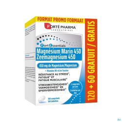 Magnesium Marin 450 Forte Pharma Comprimés 120 + 60 Gratuits