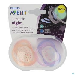 Philips Avent Sucette +0m Air Night Mix