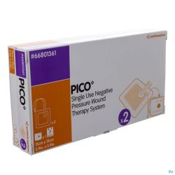 Pico Cp Sterile Silicone 15x15cm 1x2 66801361