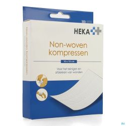 Heka Zom Compresse Non-tis. Sterile 10x10cm 4pl 10