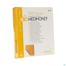 Medihoney Pans Alginate Miel A/bact. 10x10cm 5