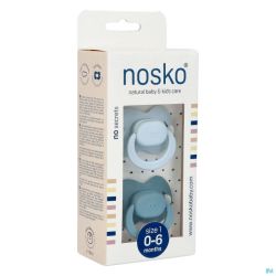 Nosko Sucette 0-6 M Baby Blue + Whale Blue