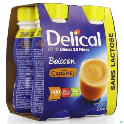 Delical Effimax 2.0 Caramel 4x200 Ml