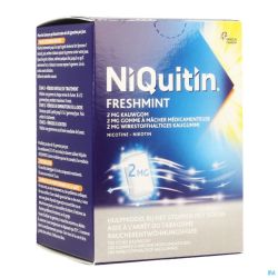 Niquitin Gomme A Mâcher Menthe 2 Mg 100 Comprimés