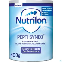 Nutrilon Pepti Syneo Lait en poudre sans protéine de lait de vache bébé 0-12 mois 400g