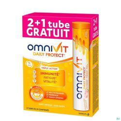 Omnivit Daily Protect Tripack        Comprimés Effervescents 3X20