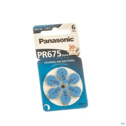 Panasonic Pr675h Bleu 1x6 Batteries