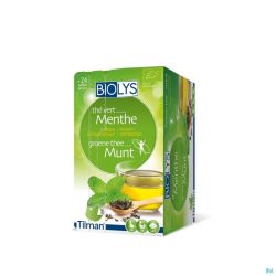 Biolys Thé Vert Menthe 24 Infusettes