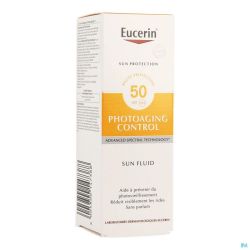 Eucerin Sun Fluide MAtifiant Visage Anti-âge Spf 50