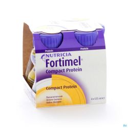 Fortimel Compact Protein Banane 125 Ml 4 Pièces