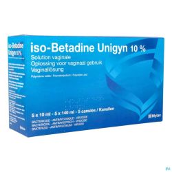 Iso Betadine Unigy 10% Sol Vaginale Fl 5x10ml Nf