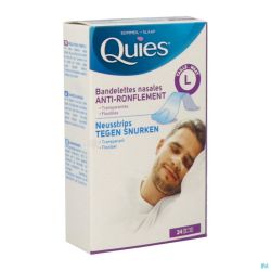 Quies A/ronflement Bandelette Nasale l 24