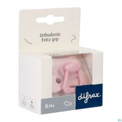 Difrax Sucette Dental 6m+ Pink Opal