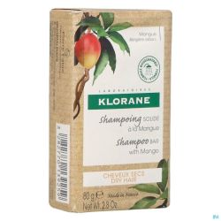 Klorane Capillaire Shampooing Solide Mangue 80g