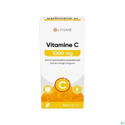 Livsane Vitamine C 1000mg Comprimés Effervescents 40