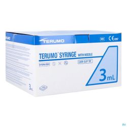 Terumo Seringue 3ml + Aiguille 21g 5/8 0,8x16mm St 100