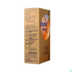 Durex Nude XL Préservatifs 10 Pièces