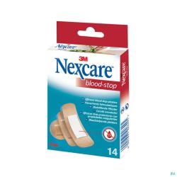 N1714as Nexcare Blood Stop Strips Assortiment 3 Tailles