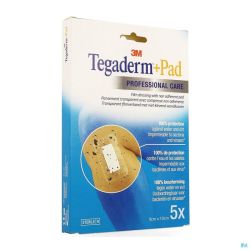 Tegaderm + Pad - Pansement Transparent Avec Compresse Absorbante 9cm X 10cm