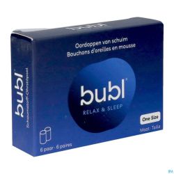 Bubl Mousse Cylindrique One Size Paire 6