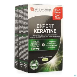 Expert Keratine 120 Gélules 2 Boites +1 Gratuite