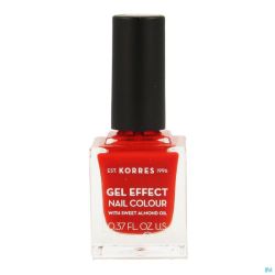 Korres Km Gel Effect Nail 48 Coral Red 11ml