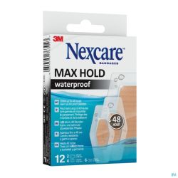 Nexcare 3m Maxhold Wtp Assortiment 3 Tailles 12