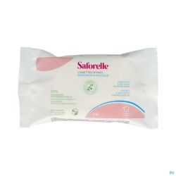 Saforelle Lingettes Flushable Pocket 10 Lingettes