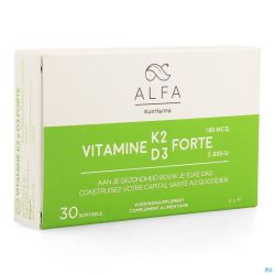 Alfa Vitamine K2 D3 Forte Softgel 30