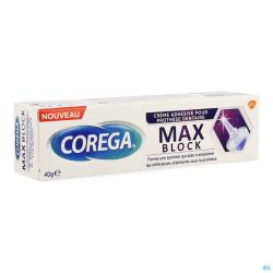 Corega Max Block Crème Adhesive Prothese Dent. 40g