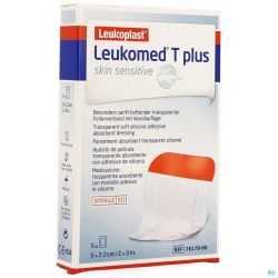 Leukomed T Plus Skin Sensible. 7,2cmx5cm 5 7617800