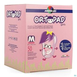 Ortopad Girls Medium Compresses Oculaires 50 Pièces