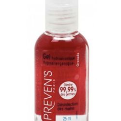 Preven's Gel-Hydroalcoolique pour les Mains Grenade 25ml