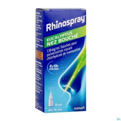 Rhinospray Eucalyptus Nez Bouché 1,18mg/ml Spray Nasal 10ml