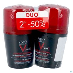 Vichy Déodorant Homme Roll 96h Clinical Control Duo 50ml 2e-50%