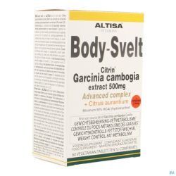 Altisa Body Svelt Garcin.500mg Citrin Cplx Comprimés 60