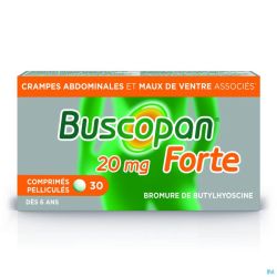 Buscopan Forte 20mg Comprimés Pelliculés 30