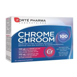 Chrome 100 Forte Pharma  30 Comprimés