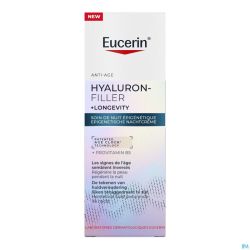 Eucerin Hyalur.filler+longev.soin Nuit Epig.50ml